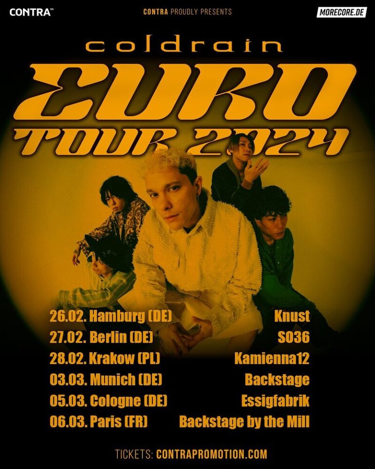 coldrain EURO TOUR 2024