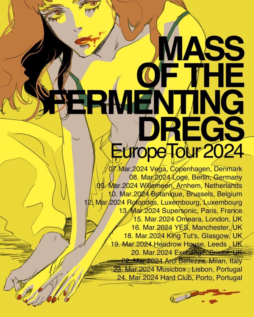Trio MASS OF THE FERMENTING DREGS touring Europe — EN.CORE ROCKS
