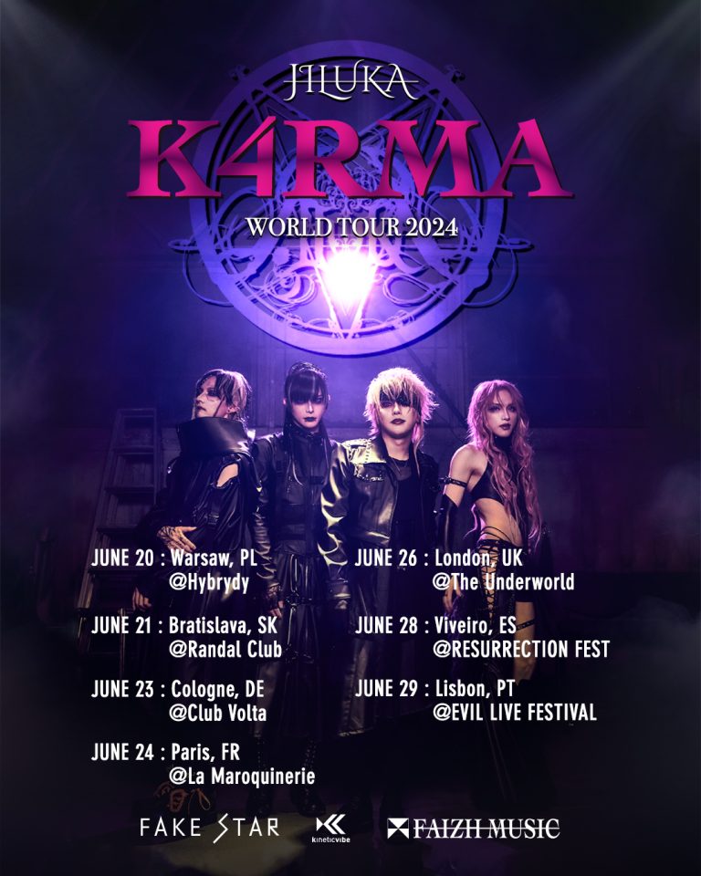 JILUKA K4RMA WORLD TOUR—European Leg