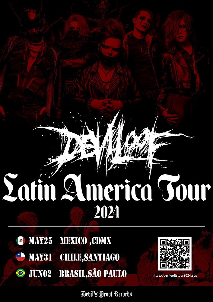 DEVILOOF Latin America Tour 2024 (not all tour dates!)
