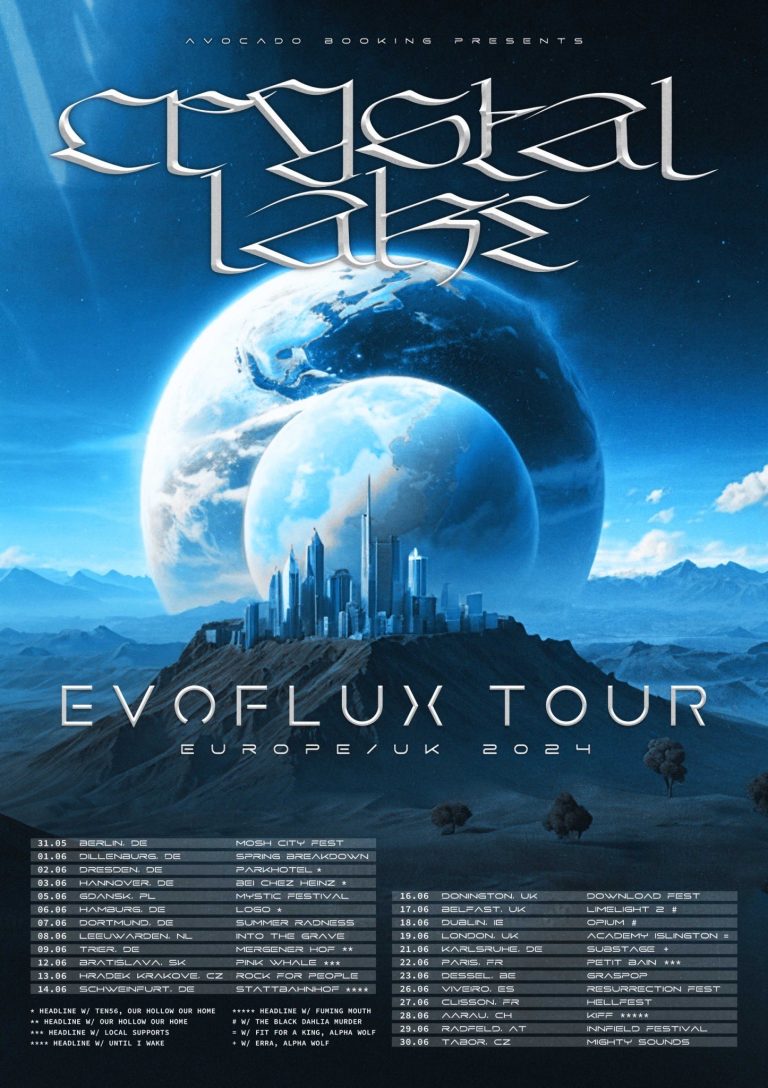 Crystal Lake EVOFLUX TOUR EUROPE/UK 2024