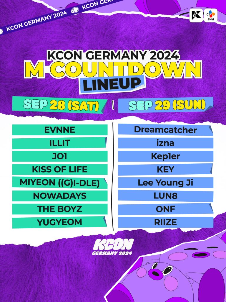 KCON Germany 2024 Frankfurt M Countdown Line-up