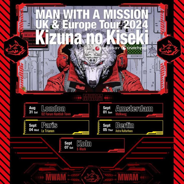 MAN WITH A MISSION UK & Europe Tour 2024 “Kizuna no Kiseki”