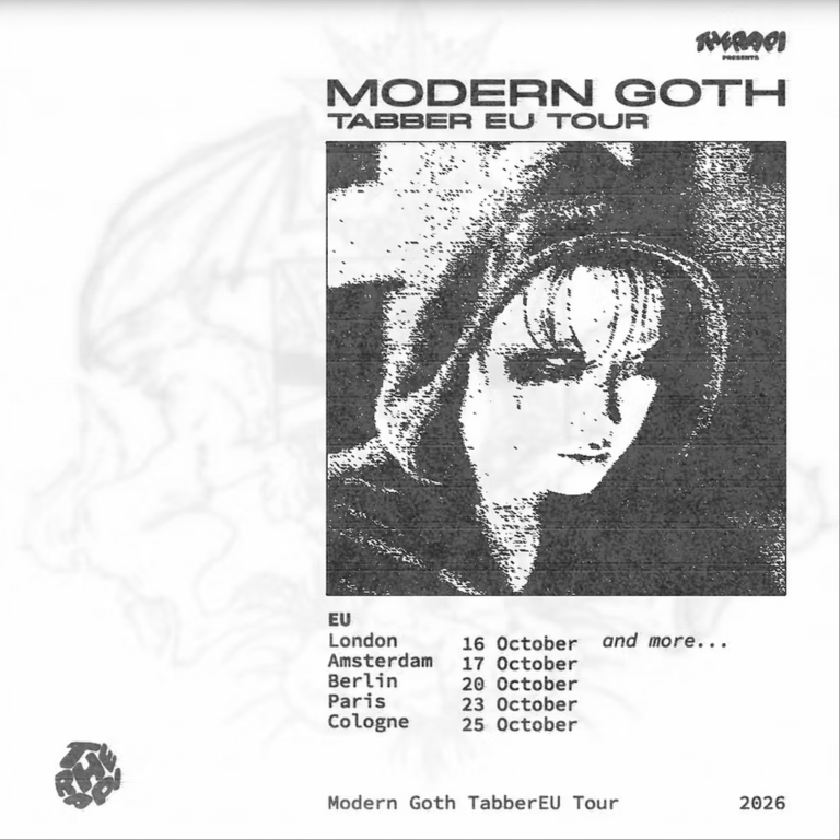 Tabber [태버]—Modern Goth EU Tour 2026